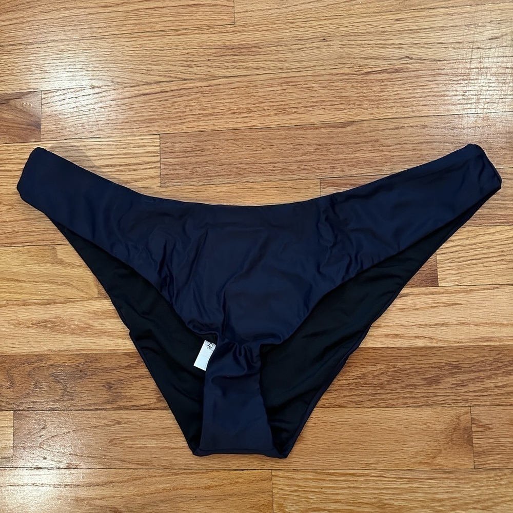 J. Crew Curved-waist cheeky bikini bottom